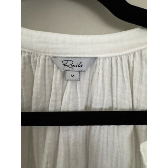 NWOT Women’s Rails Brielle Top in White SZ M - Picture 5 of 8